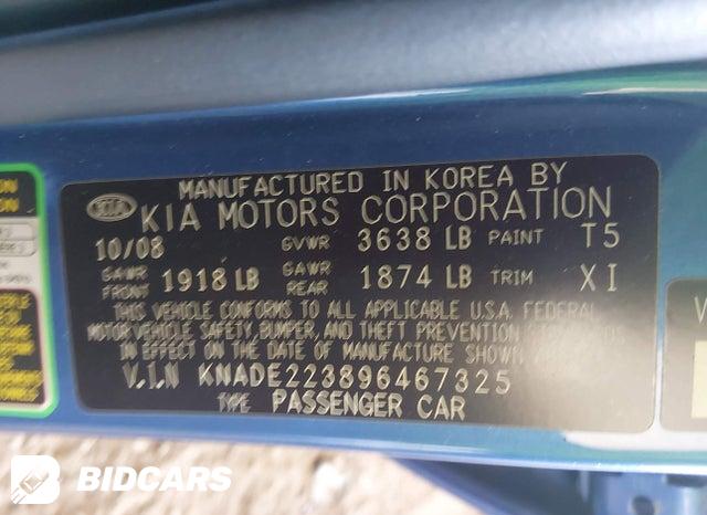 KNADE223896467325 2009 KIA Rio photo no. 9