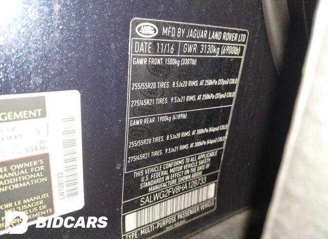 SALWG2FV8HA128733 2017 Land Rover Range Rover photo no. 9
