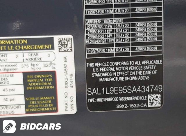 2025 Land Rover Range Rover — VIN SAL1L9E95SA434749, şəkil 9