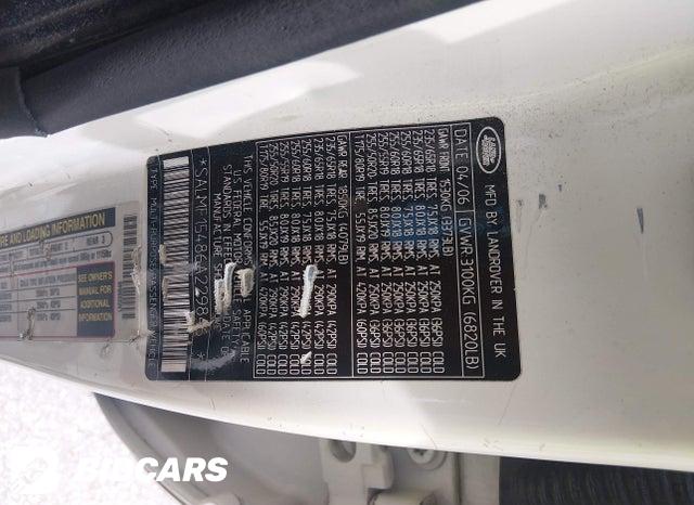 SALMF15486A229846 2006 Land Rover Range Rover photo no. 9