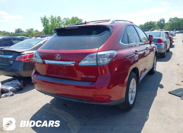 2T2ZK1BA2CC077519 2012 Lexus RX photo no. 4