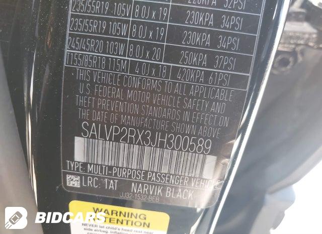 SALVP2RX3JH300589 2018 Land Rover Range Rover photo no. 9