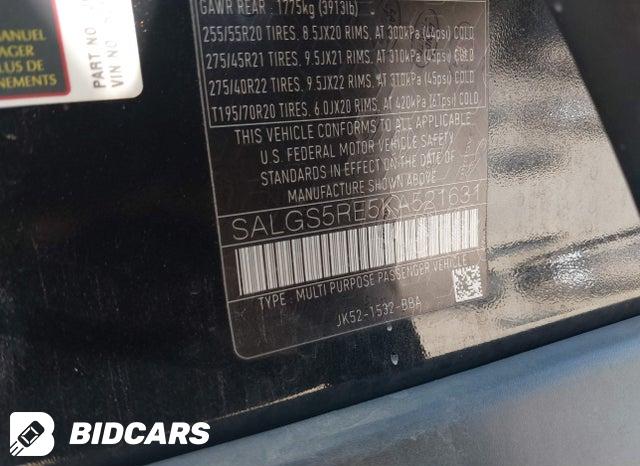 SALGS5RE5KA521631 2019 Land Rover Range Rover photo no. 9