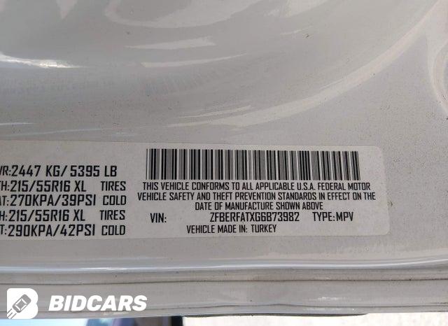 ZFBERFATXG6B73982 2016 RAM Promaster photo no. 9