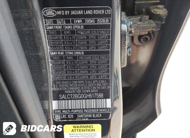 SALCT2BG0GH617588 2016 Land Rover Discovery photo no. 9