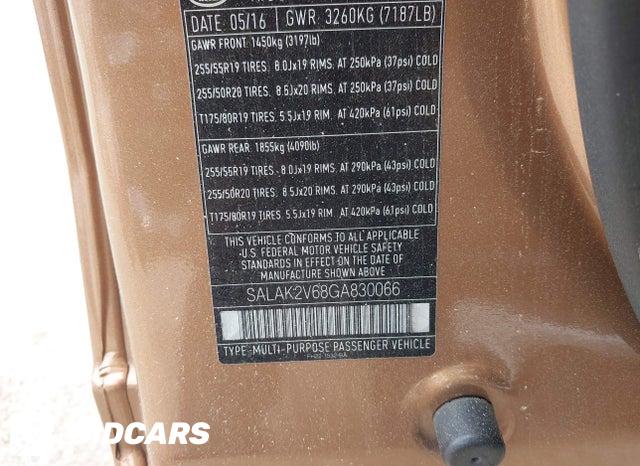 SALAK2V68GA830066 2016 Land Rover LR4 photo no. 9