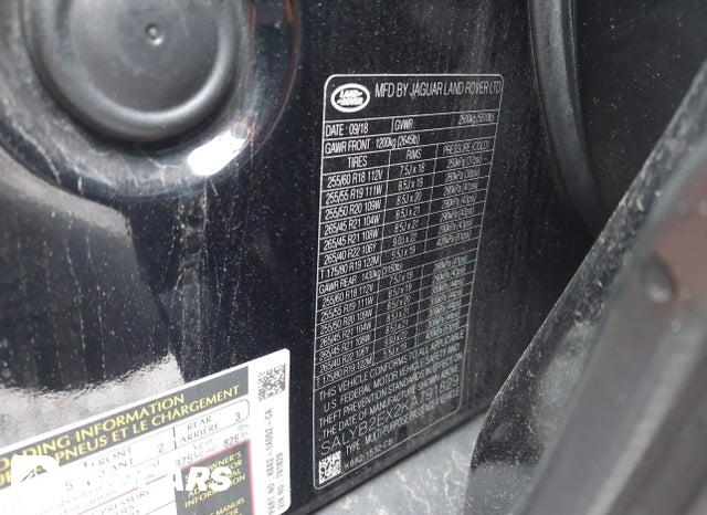 SALYB2EX2KA791829 2019 Land Rover Range Rover photo no. 9