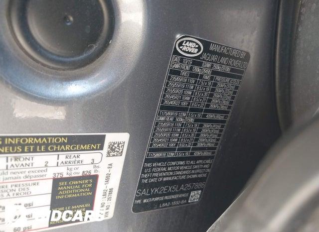 SALYK2EX5LA257886 2020 Land Rover Range Rover photo no. 9