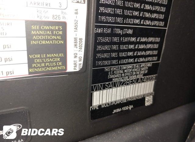 2020 Land Rover Range Rover — VIN SALWZ2RE5LA740208, фото 9