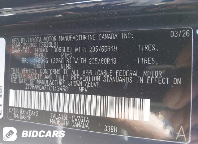 2T2BAMCA7TC143468 2026 Lexus RX photo no. 9