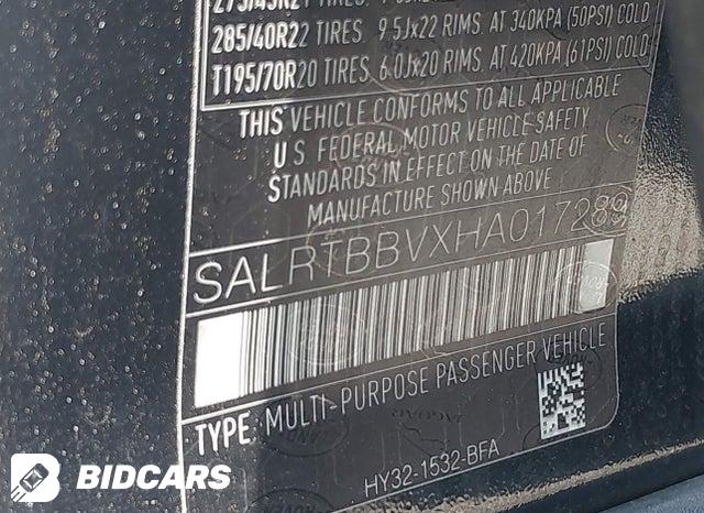 SALRTBBVXHA017289 2017 Land Rover Discovery photo no. 9