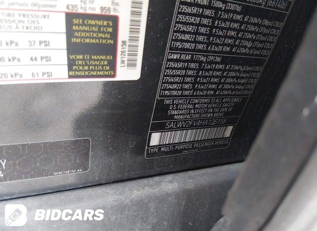 SALWV2FV4HA126158 2017 Land Rover Range Rover photo no. 9