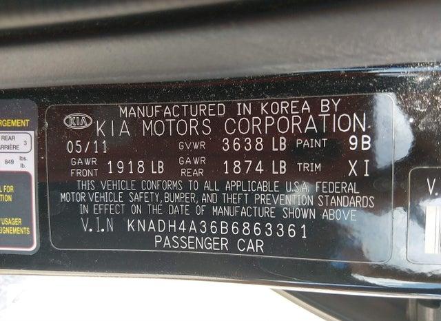 KNADH4A36B6863361 2011 KIA Rio photo no. 9