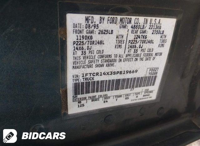 1FTCR14X3SPB19669 1995 Ford Ranger photo no. 9