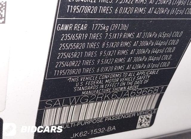 SALWG2RK6JA696681 2018 Land Rover Range Rover photo no. 9