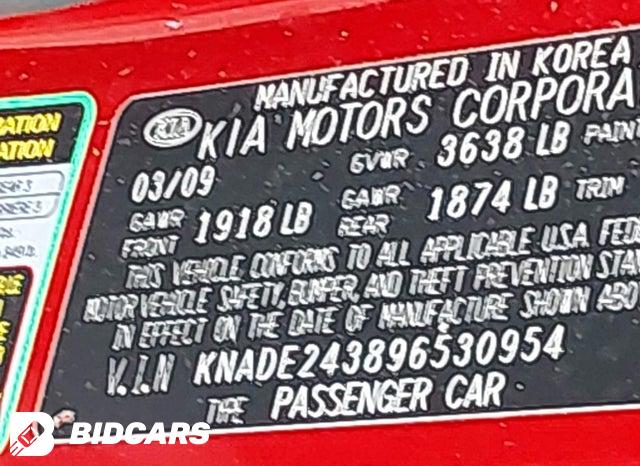KNADE243896530954 2009 KIA Rio photo no. 9