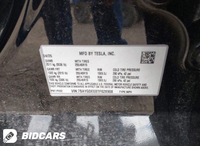 7SAYGDEE8TF628908 2026 Tesla Model Y photo no. 9