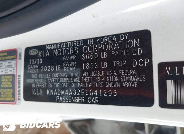 KNADM4A32E6341293 2014 KIA Rio photo no. 9