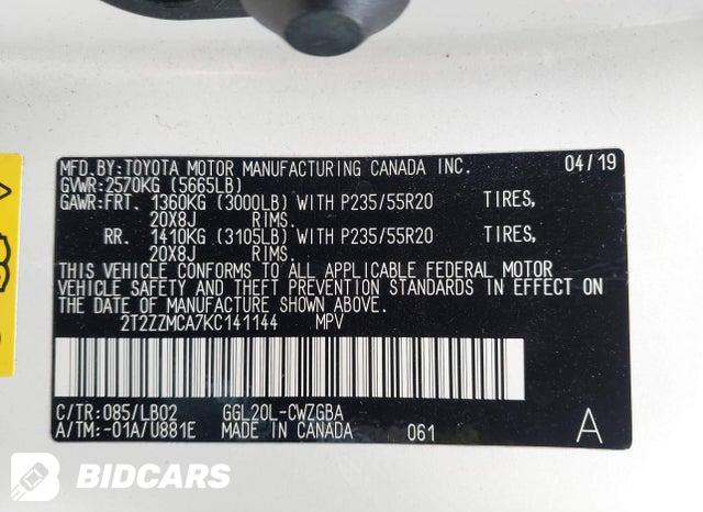 2T2ZZMCA7KC141144 2019 Lexus RX photo no. 9