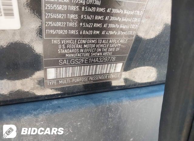SALGS2FE1HA329778 2017 Land Rover Range Rover photo no. 9