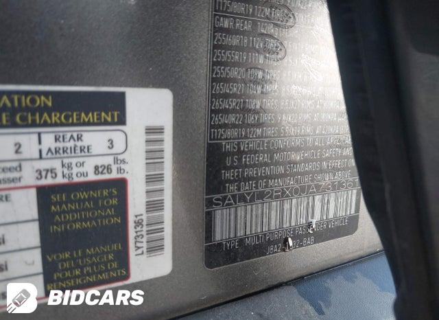 SALYL2RX0JA731361 2018 Land Rover Range Rover photo no. 9