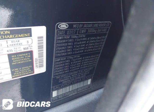 SALWR2FV6HA161031 2017 Land Rover Range Rover photo no. 9