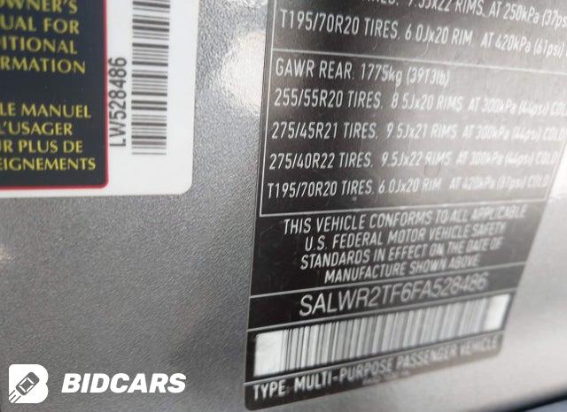 SALWR2TF6FA528486 2015 Land Rover Range Rover photo no. 9