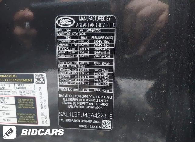 SAL1L9FU4SA422319 2025 Land Rover Range Rover photo no. 9