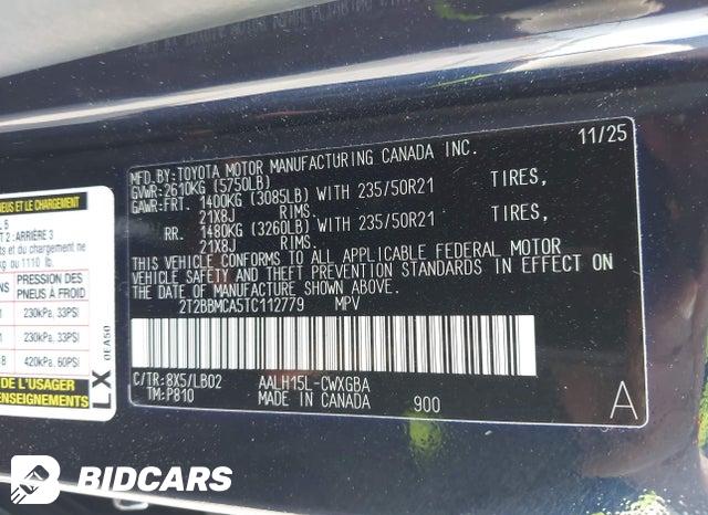 2T2BBMCA5TC112779 2026 Lexus RX 350H photo no. 9