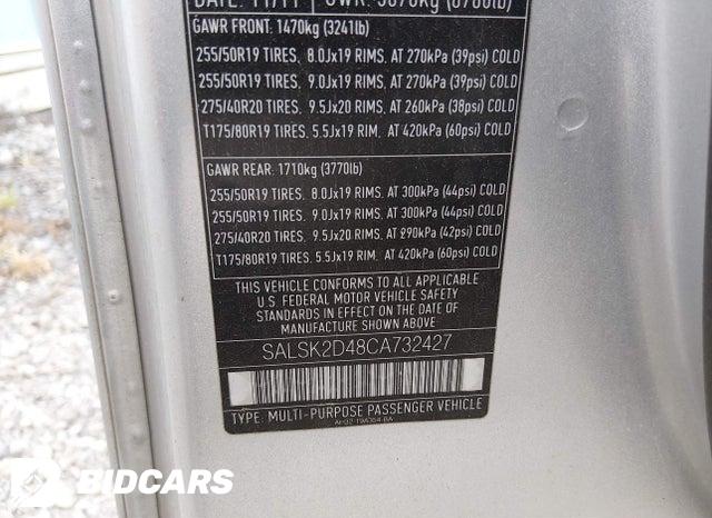 SALSK2D48CA732427 2012 Land Rover Range Rover photo no. 9