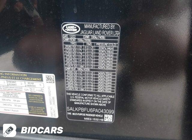 SALKPBFU6PA043099 2023 Land Rover Range Rover photo no. 9