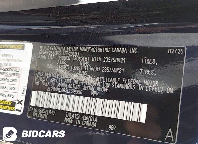 2T2BAMCA8SC099396 2025 Lexus RX photo no. 9
