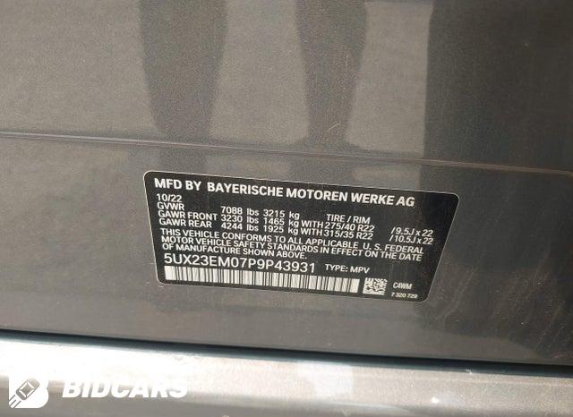 5UX23EM07P9P43931 2023 BMW X7 photo no. 9