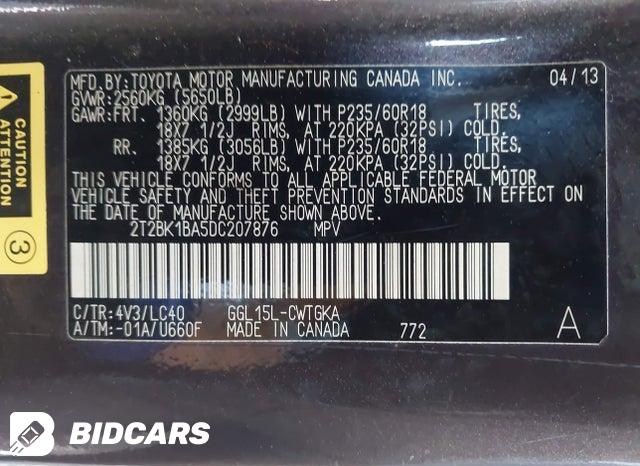 2T2BK1BA5DC207876 2013 Lexus RX photo no. 9