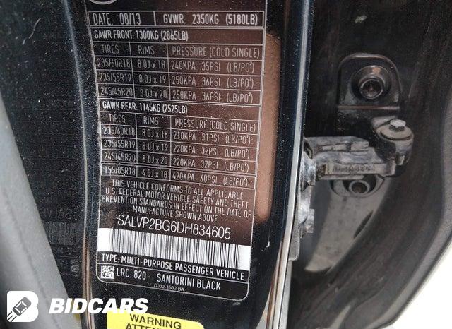 SALVP2BG6DH834605 2013 Land Rover Range Rover photo no. 9