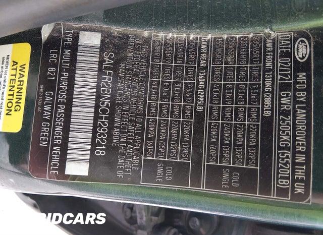 SALFR2BN5CH293218 2012 Land Rover LR2 photo no. 9