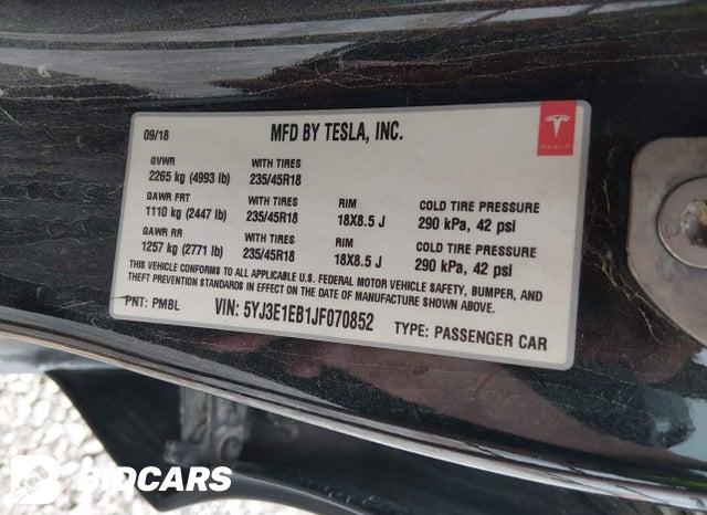 2018 Tesla MODEL 3 — VIN 5YJ3E1EB1JF070852, şəkil 9