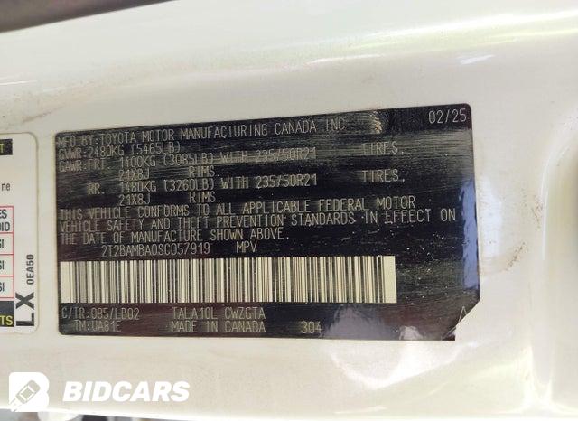 2T2BAMBA0SC057919 2025 Lexus RX photo no. 9