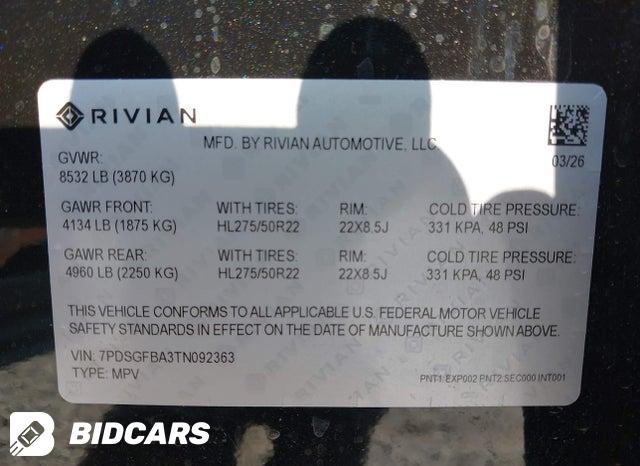 7PDSGFBA3TN092363 2026 Rivian R1S photo no. 9