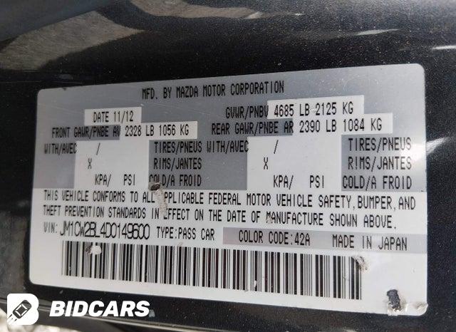 JM1CW2BL4D0149600 2013 Mazda 5 photo no. 9
