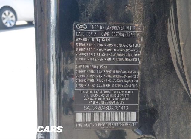 SALSK2D48DA761413 2013 Land Rover Range Rover photo no. 9