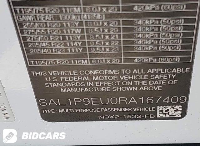 SAL1P9EU0RA167409 2024 Land Rover Range Rover photo no. 9