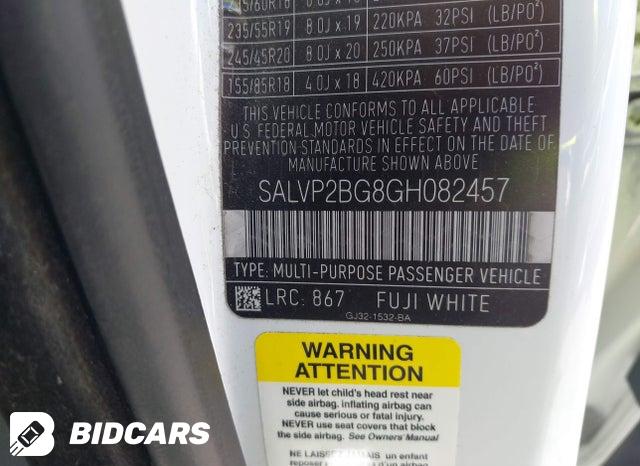 SALVP2BG8GH082457 2016 Land Rover Range Rover photo no. 9