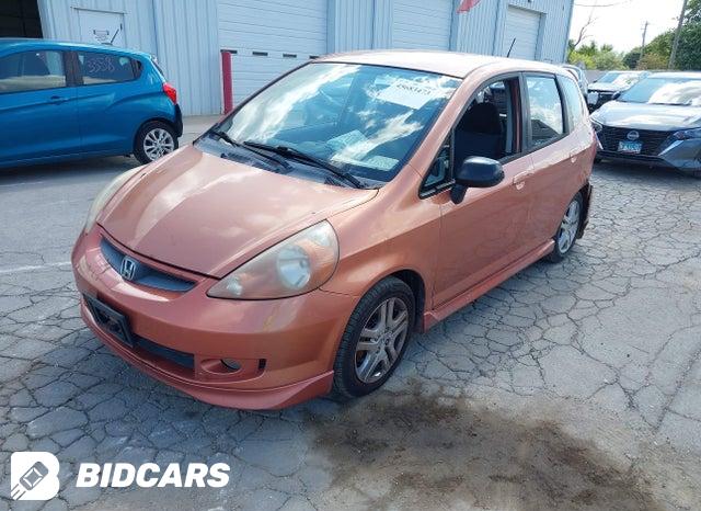 JHMGD38697S063320 2007 Honda Fit photo no. 2