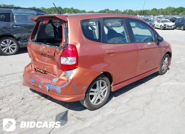 JHMGD38697S063320 2007 Honda Fit photo no. 4