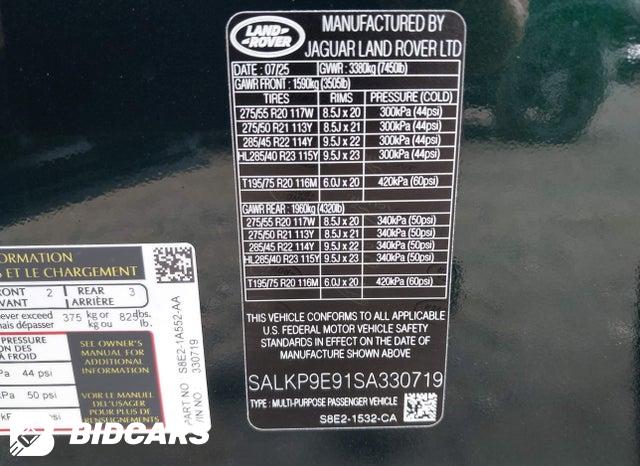 SALKP9E91SA330719 2025 Land Rover Range Rover photo no. 9