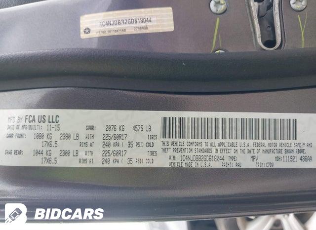 1C4NJDBB2GD618044 2016 Jeep Compass photo no. 9