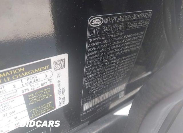 SALGR2SU0MA448232 2021 Land Rover Range Rover photo no. 9
