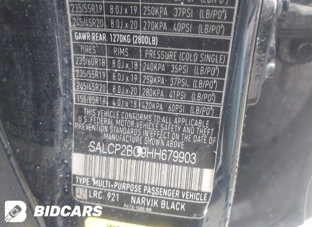 SALCP2BG9HH679903 2017 Land Rover Discovery photo no. 9