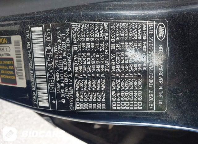 SALME15436A213881 2006 Land Rover Range Rover photo no. 9